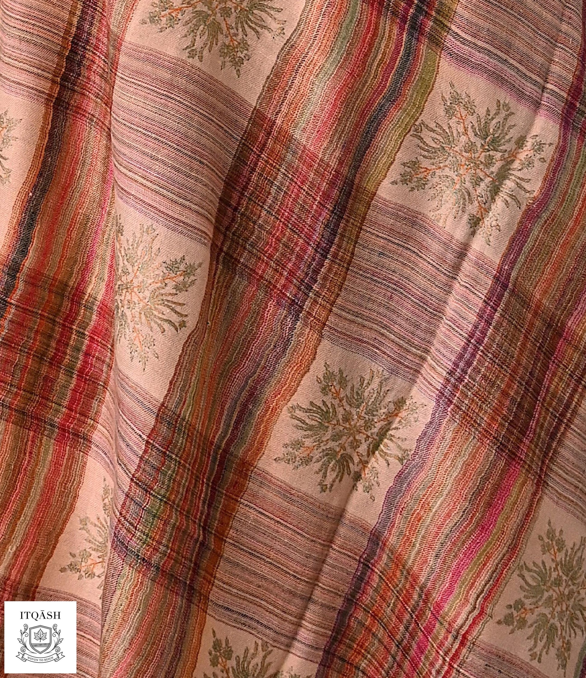 Sozni Bootidaar Shawl — detail | Pure Kashmiri Pashmina | ITQĀSH