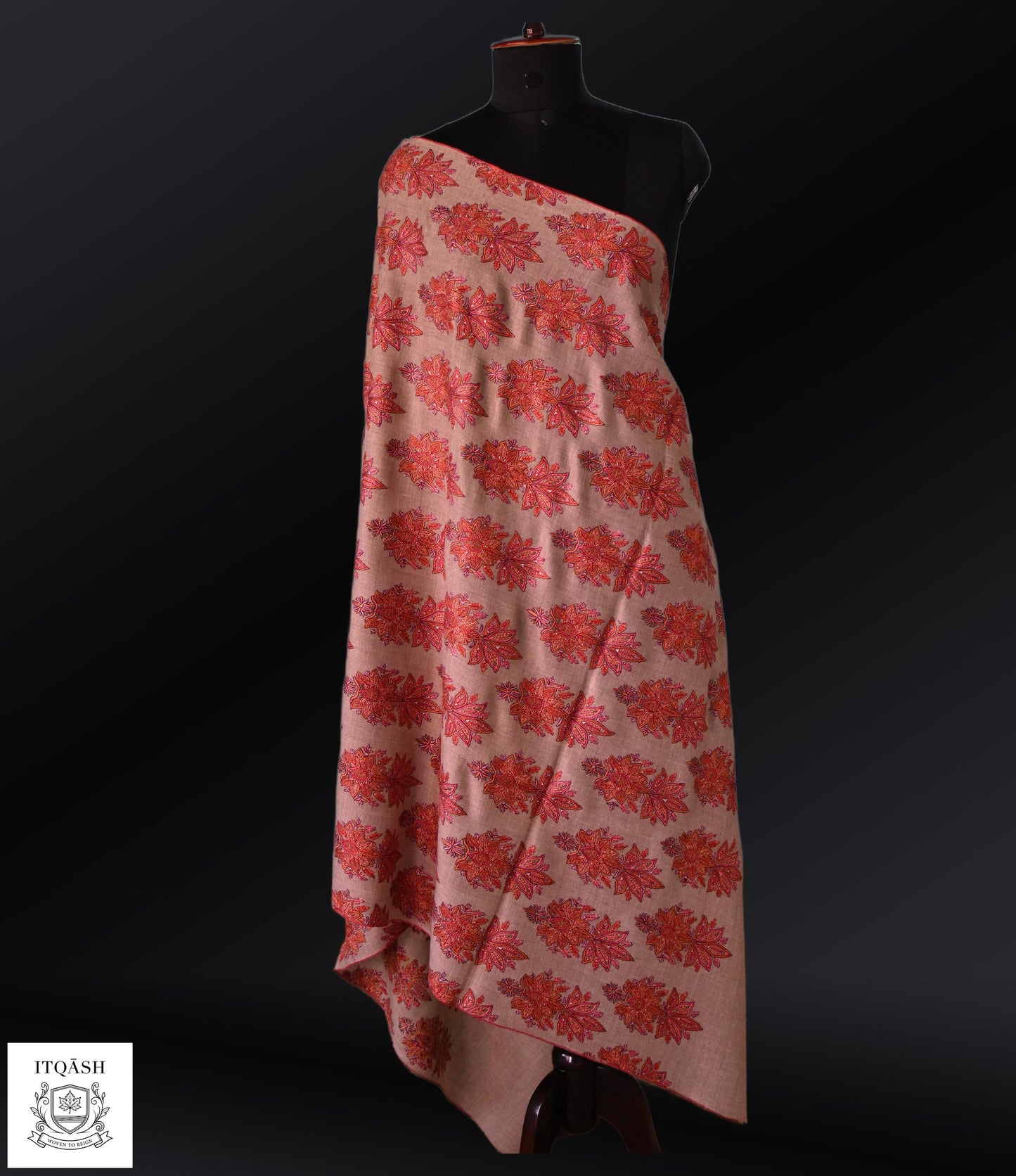 Sozni Jama Shawl | Pure Kashmiri Pashmina | ITQĀSH
