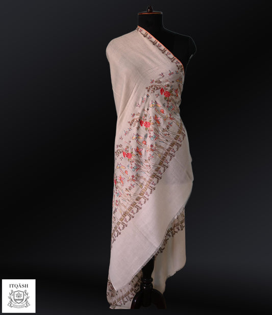 Sciarpa Sozni dal design italiano · Bianco sporco
