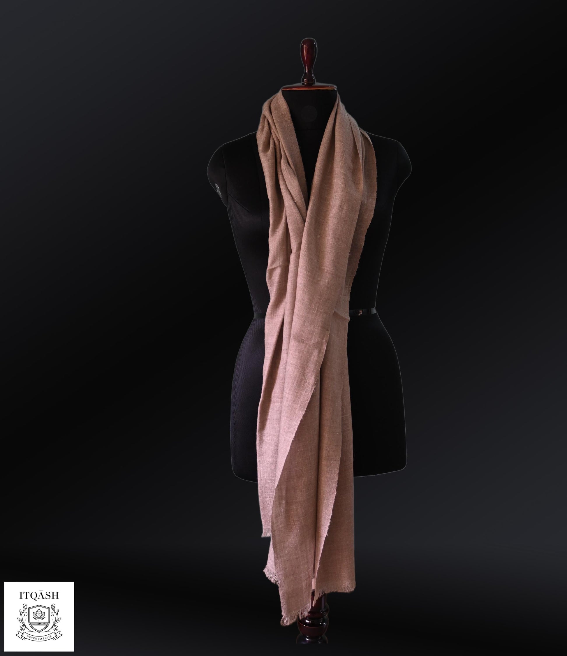 Plain Pashmina Stole | Pure Kashmiri Pashmina | ITQĀSH